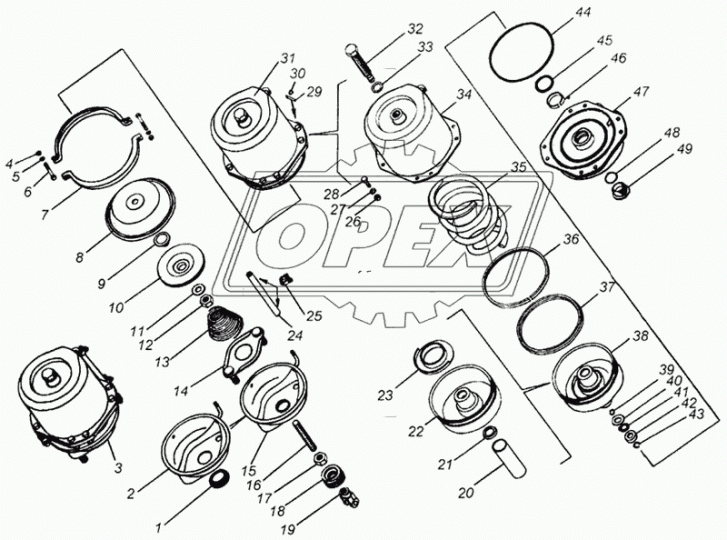 100-3519220 Крышка энергоаккумулятора в сб. тип 24 РААЗ