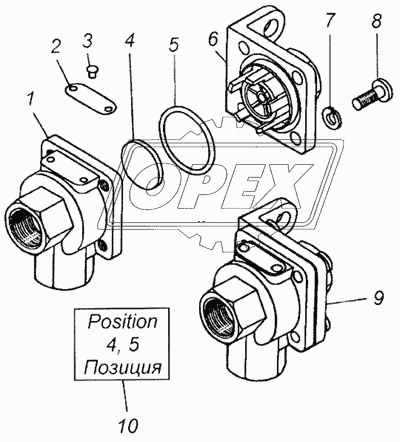 100-3562009 РМК клапана двухмагистрального (2 наим) ПААЗ