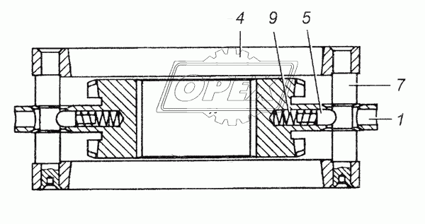14.1701158-01 Шайба (кольцо) фрикционное 4 передачи с/и КАМАЗ