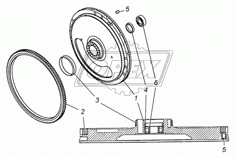 1180305С23 Подшипник 25х62х21 шарик.радиал. 1-ряд. (закрытый); (закрытый)