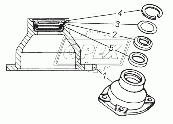 853635 Шайба плоская (сталь) ф27х34х1 ГОСТ11371-90 БелЗАН