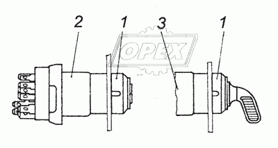 5320-3708513 Гайка (облицовка) крепления замка зажигания ПВХ М24х1 h=11 круглая С/И КАМАЗ