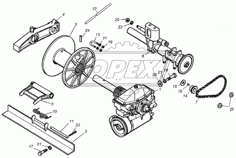 4310-4501200 Поперечина в сборе КАМАЗ