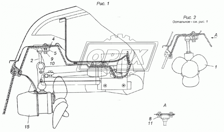 4310-8104210 Вентилятор кабины в сборе КАМАЗ