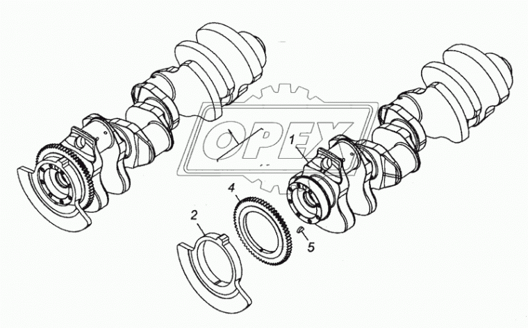 740.30-1005020 Вал коленчатый КАМАЗ