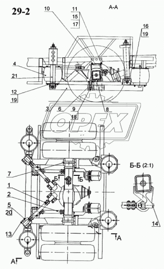 1/59852/31 Болт ГОСТ-7798 М18х100х1,5; КамАЗ-5297 (автобус) задней подвески БелЗАН