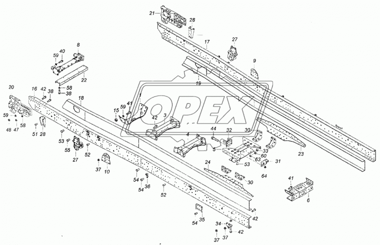 6520-2806001 Кронштей левый КАМАЗ