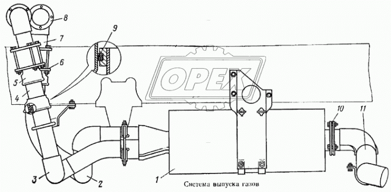 5320-1201010 Глушитель выхлопа в сборе Кукмор