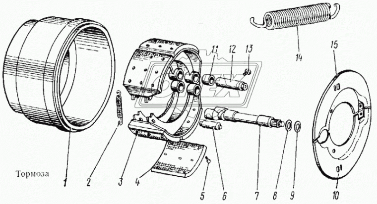 018.14-3341-013 Накладка тормозная колодки