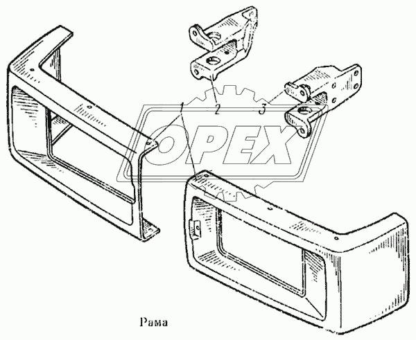 5325-2801301 поперечина рамы зад. КАМАЗ
