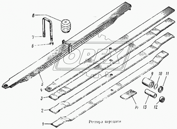 5425-2902456 Втулка (сталь) ф52х64 L=90 зад.кронштейна пер.рессоры КАМАЗ