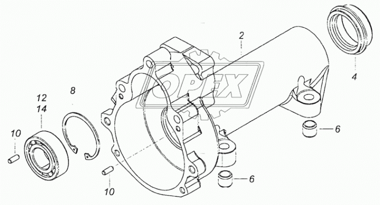740.90-1111067 Центрирующая втулка; (сталь) ф12х18 L=15 КАМАЗ