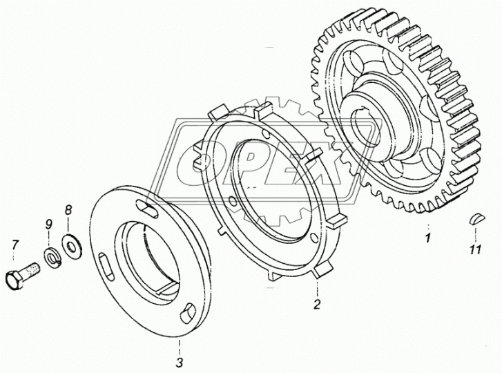 740.90-1111052-10 Ступица колеса индуктивного датчика КАМАЗ