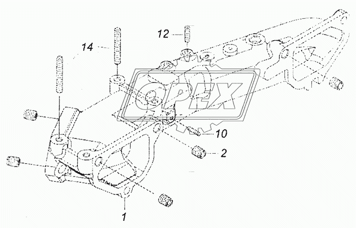 740.63-1115032-20 Патрубок соединительный КАМАЗ
