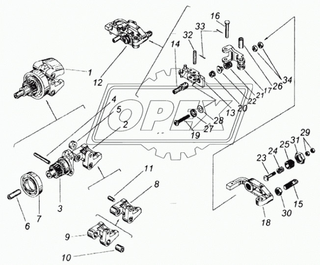 332.1110176-60 Пружина стяжная L=18 (6вит.) ф9х12 dвит=1,5 обратного корректора ЯЗДА
