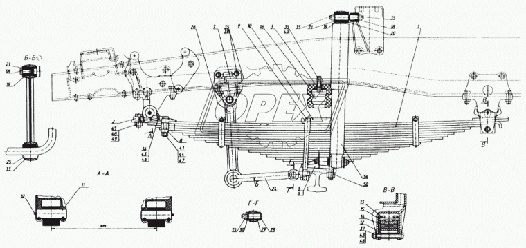 4925-2906092-20 Кронштейн стабилизатора нижний КАМАЗ-УВК