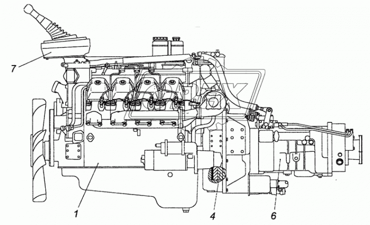740.62-1000400-90 Двигатель КАМАЗ-6540, 65115, 65116 280 л.с. с оборудованием ТНВД Bosch 0402698818 КАМАЗ