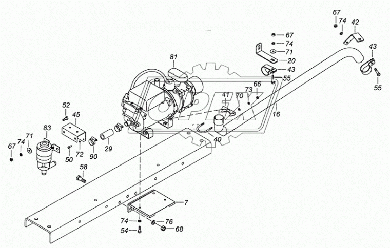 65115-8106452 Хомут специальный КАМАЗ