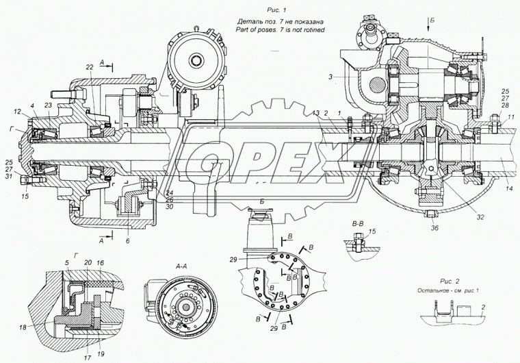 6540-3502011-13 Тормоз задний левый в сборе с трещеткой,кронштейном и энерго-ром КАМАЗ
