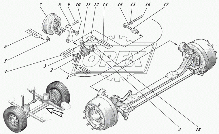 111.3103066 Крышка (сталь) ф145 h=45; 4отв.ф8 ступицы КанашААЗ