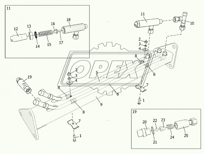 ПКУ 08.02.060 Б Фитинг Тройник в сборе ПКУ-0,8 (КУН-10) Сальск