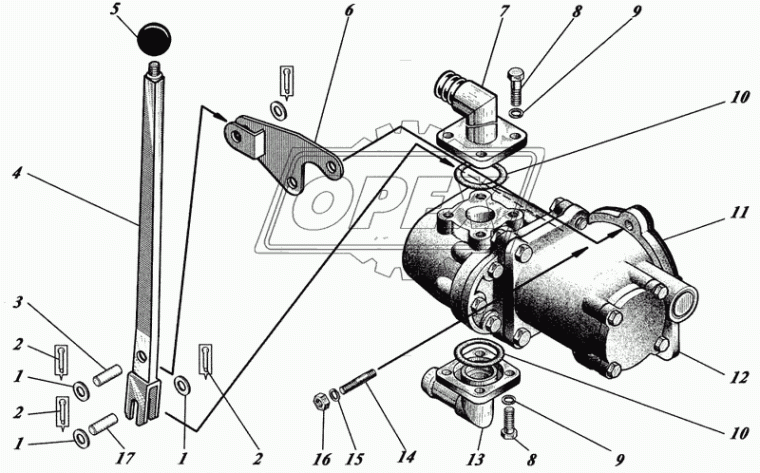 У136.40.02.03.000 Шпилька АМКОДОР