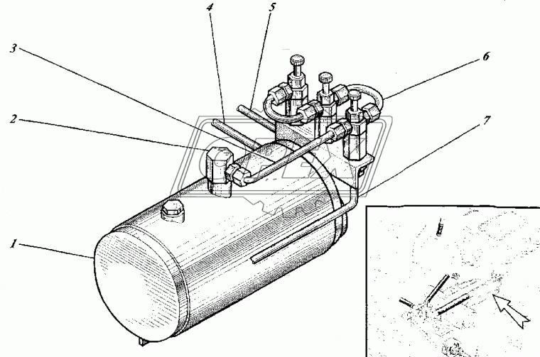 КО-505А.02.15.307 Прокладка КОММАШ-Арзамас