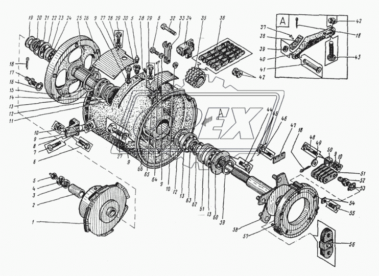 1310 Подшипник 50х110х27 шарик.радиал.упорный 2-ряд. редуктора щетки ЗИЛ-130