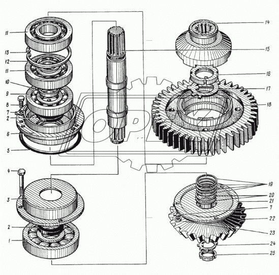 3622 Подшипник 110х240х80 ролик.радиал.сферич. 2-ряд. БелАЗ; . КПК