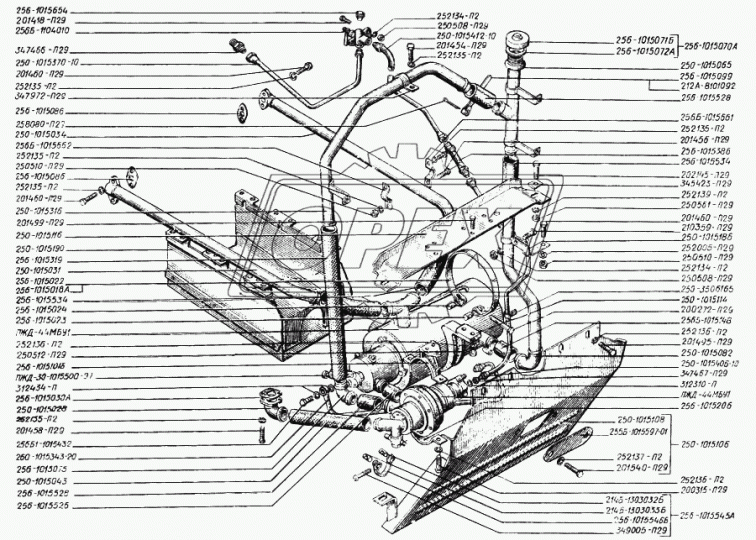 250-1015082 Трубка КрАЗ