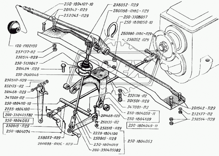250-1804109 Втулка КрАЗ