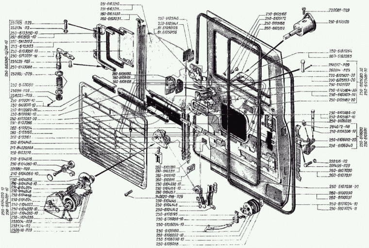250-6106208-10 Ось КрАЗ