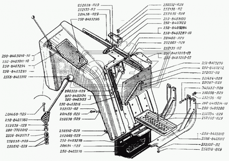 250-8403296 Скрепка КрАЗ