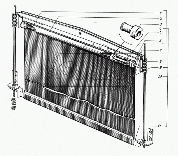 6505-1310306 Барабан со шторкой КрАЗ