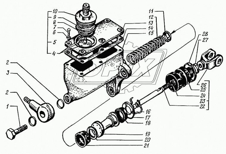 260-1602550 Сальник (манжета) глав.цилиндра ф32, тарельчатая без отв. ГАЗ-24,52,УАЗ, ГОСТ38.05208-80 ИНТЕР-РТИ