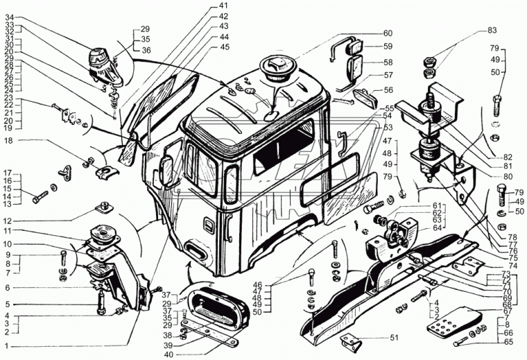 214Т-1804074 Тяга КрАЗ