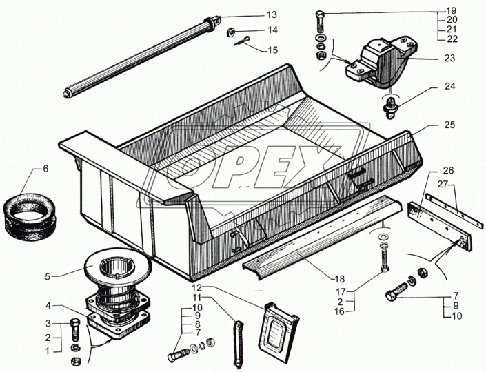 65032-8511072 Распорка КрАЗ