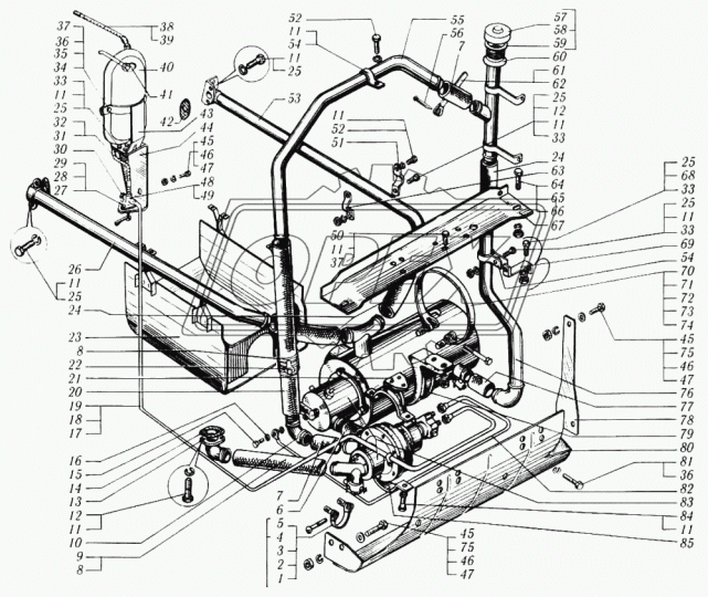6505-1015106-01 Кожух защитный КрАЗ