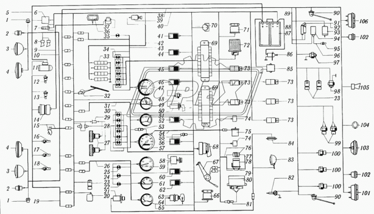 250-3724162-10 Жгут проводов контактора РЫБИНСК