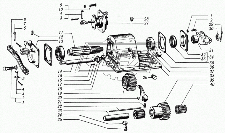 6510-4202084-01 Рычаг (кронштейн КОМ) КрАЗ