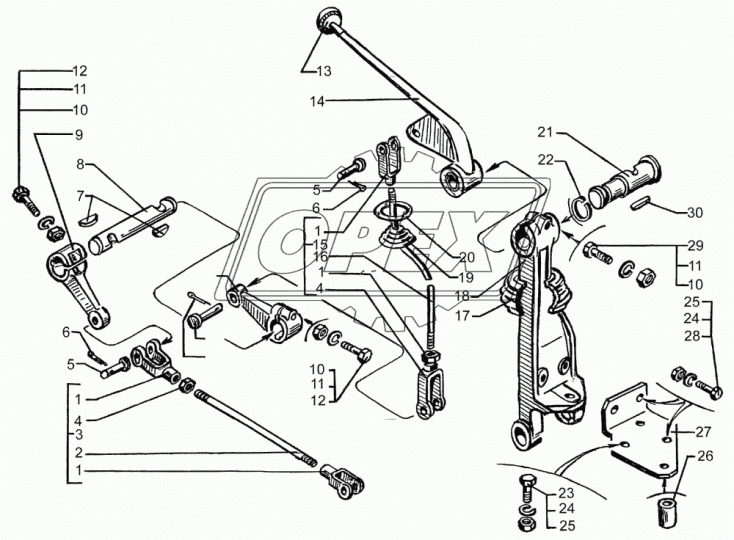 250-1804110-10 Вал ф25 L=260 под шпонку КрАЗ