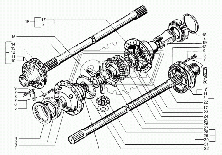 6510-3106030-01 Кронштейн КрАЗ