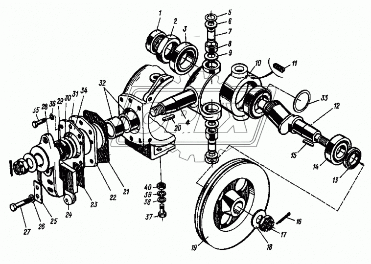 943/40 Подшипник 40х50х38 ролик.радиал.игольчатый 1-ряд. АПП