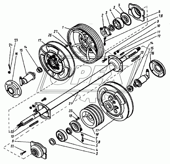 446-60501 Кольцо упорное АлтайДизель