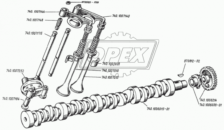 740.1007140 Коромысла клапана КАМАЗ КАМАЗ