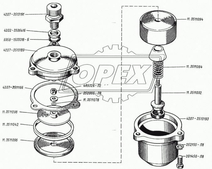 489326-П Шайба плоская стопорная (сталь) ГОСТ11648 ф4х9 S=0,7 пружинное упорное РААЗ
