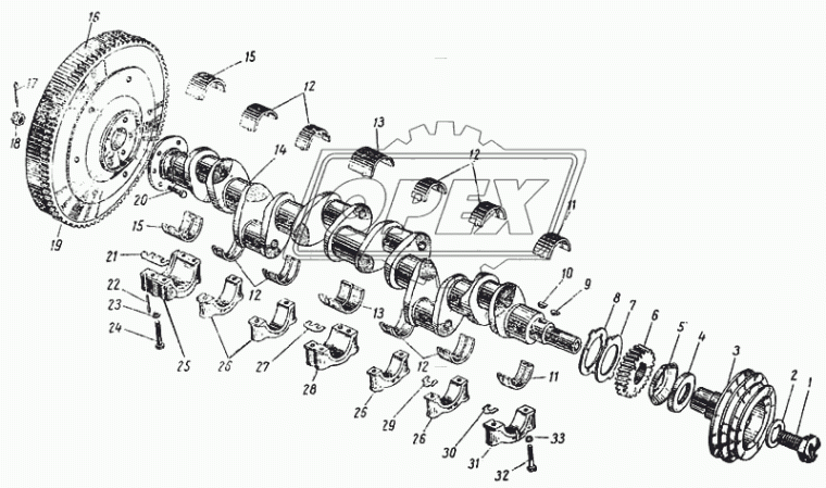 120-1005125 Обод зубчатый маховика (венец) фвнутр.=395; Z=141; h=20 ЗиЛ-130 ЗИЛ
