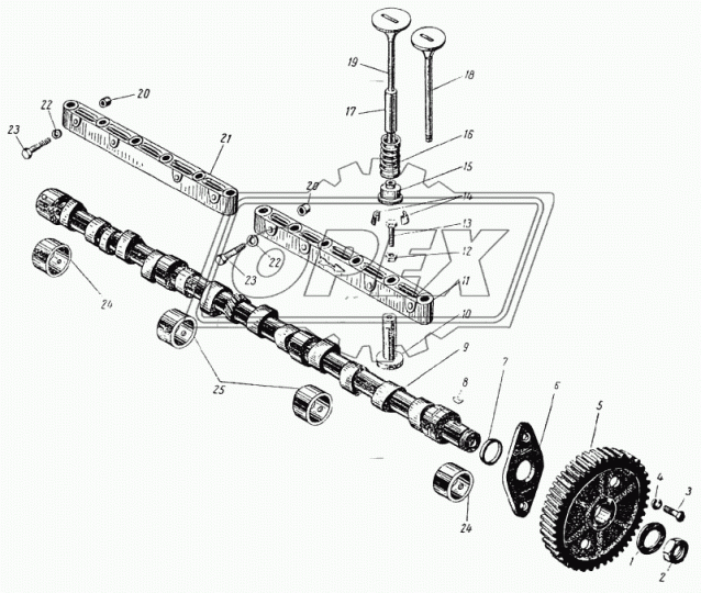 120-1006022 Шайба С/И (сталь) ф31х59,5х1 с 1 внутр. усом, шестерни распредвала ЗиЛ-130, 433360