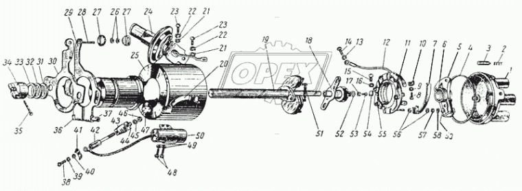 120-3724140-Б Провод низкого напряжения от катушки зажигания к распределителю в сборе РЫБИНСК