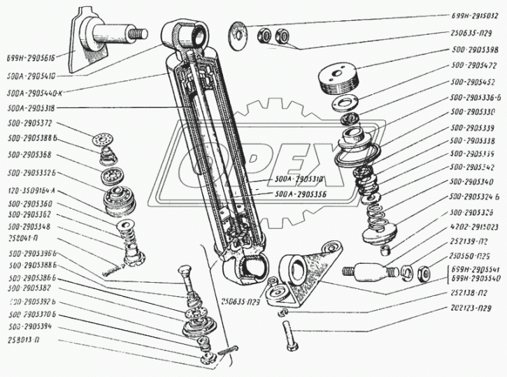 250635-П29 ГАЙКА ЯМЗ